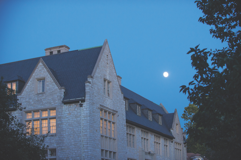 Full Moon Over Campus