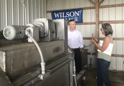 PA Agriculture Official Visits Fulton Farm