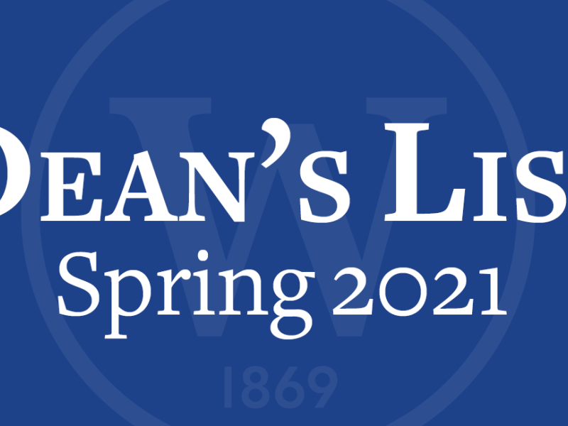 Dean's List Spring 2021